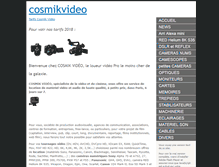 Tablet Screenshot of cosmikvideo.com